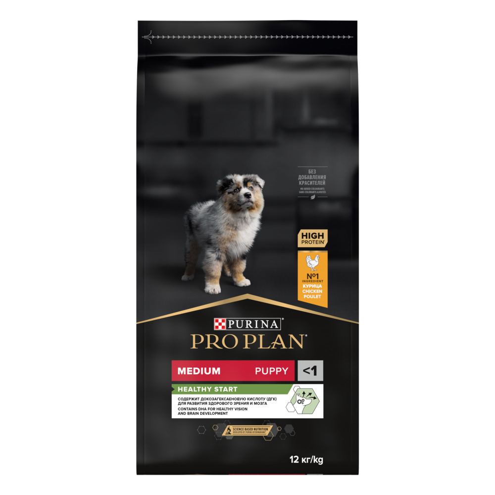Purina Pro Plan Medium Puppy Сухой корм для щенков собак средних пород, с курицей (кг)