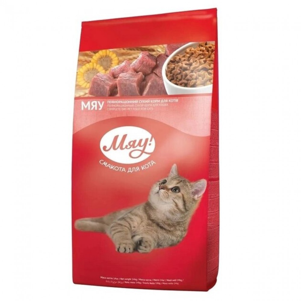 Мяу Сухой корм для кошек, с кроликом (кг)