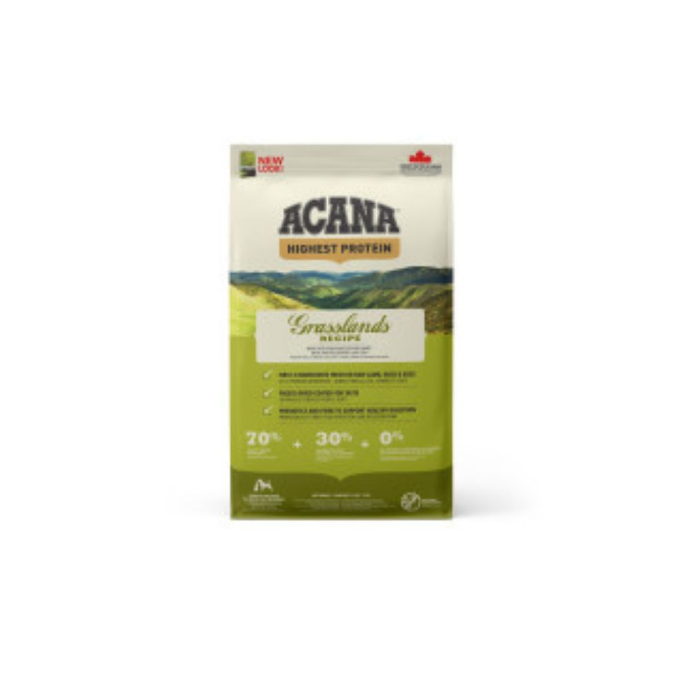 Acana Grasslands Сухой корм для собак (для всех пород и жизненных этапов) с ягненком, уткой и яйцами