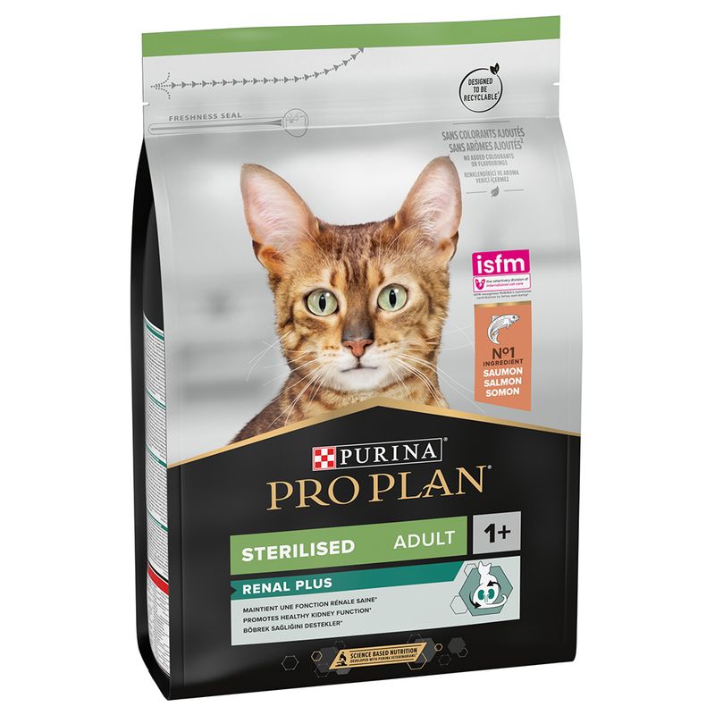 Purina Pro Plan Sterilised Сухой корм для стерилизованных кошек, с лососем