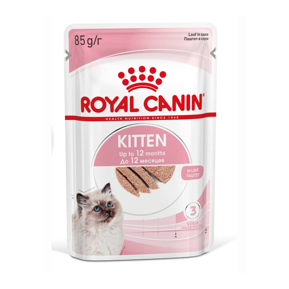 Royal Canin Kitten Instinctive Влажный корм для котят (паштет) 85 г