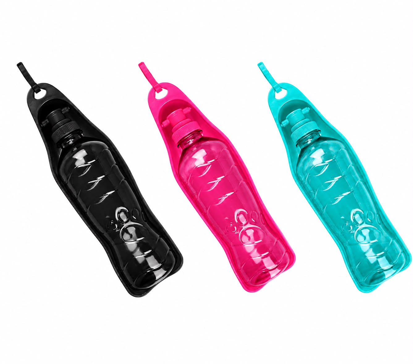 Nunbell İt və pişiklər üçün su qabı, 500 ml, Qara