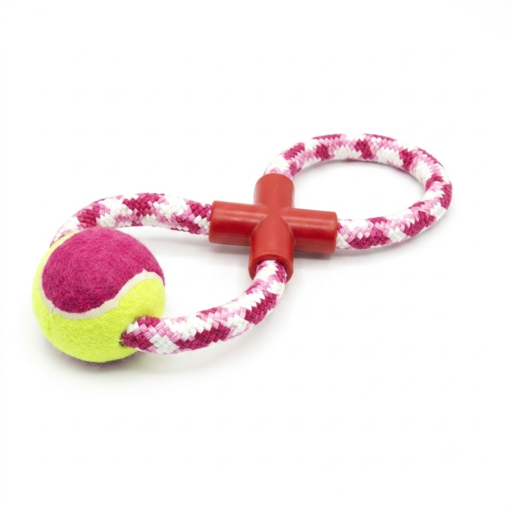 Nunbell it üçün ipdə tenis topu, rəngbərəng