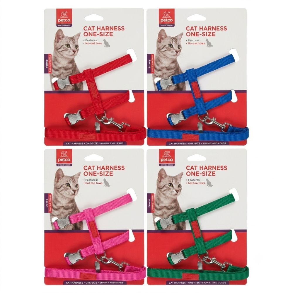 Nunbell Pişik üçün neylon sinə qayışı, Göy