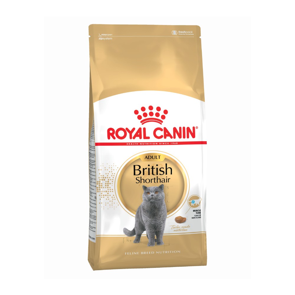 Royal Canin British Shorthair Adult Сухой корм для взрослых кошек породы британская короткошерстная, 400 г