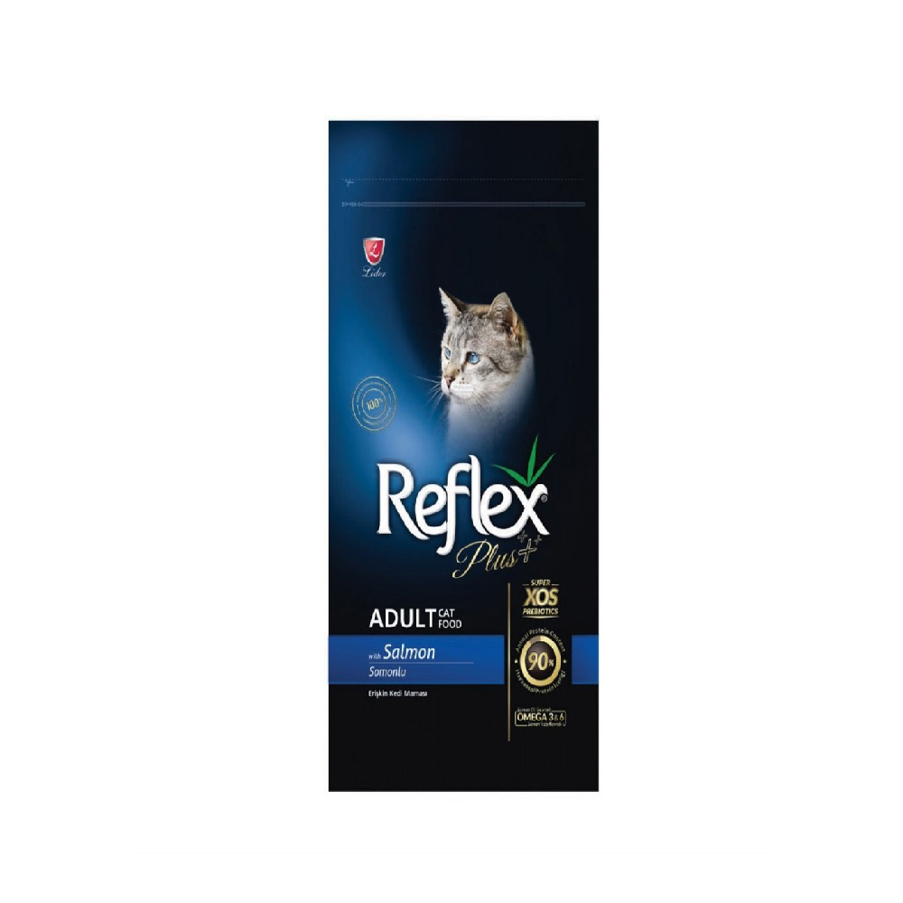 Reflex Plus Adult Сухой корм для взрослых кошек, с лососем (кг)