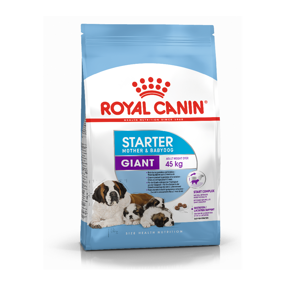 Royal Canin Giant Starter Mother & Babydog Сухой корм для беременных и кормящих собак и щенков очень крупных пород (15 кг)