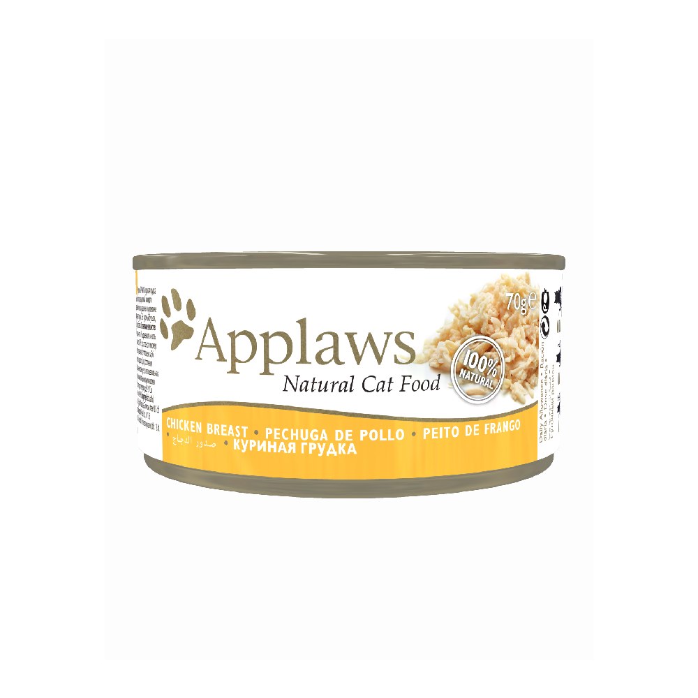 Applaws Консервированный корм для кошек, куриная грудка, 70 г
