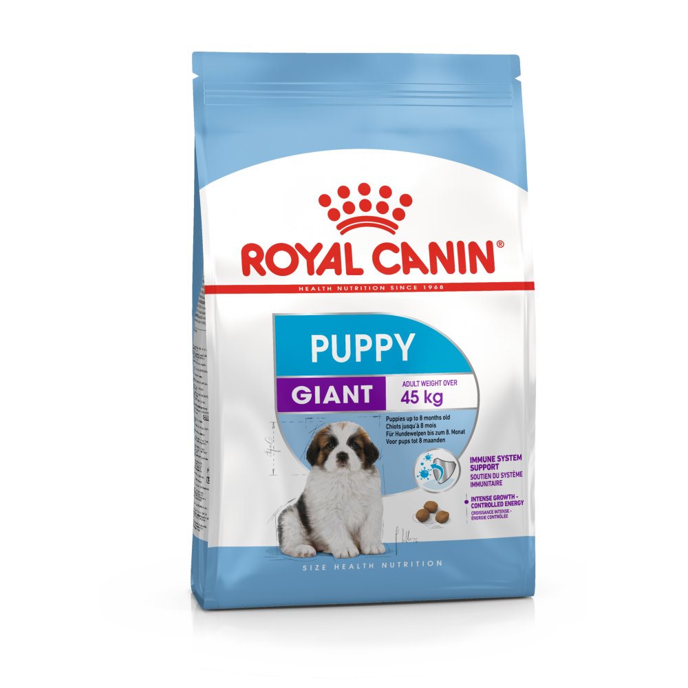 Royal Canin Giant Puppy Сухой корм для щенков собак очень крупных пород до 8 месяцев (15 кг)