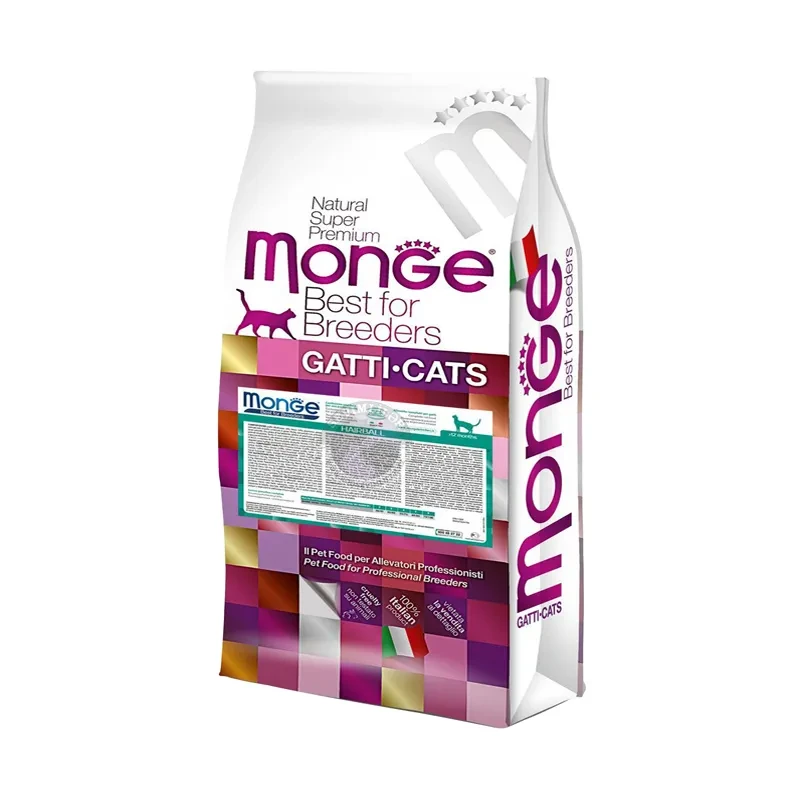 Monge Hairball корм для кошек, выведение шерстяных комочков c курицей, кг