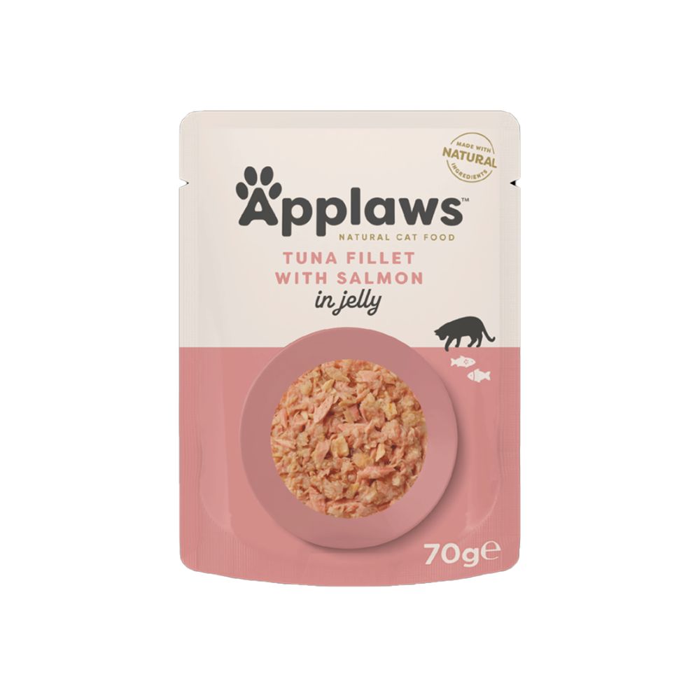 Applaws Влажный корм для кошек, тунец с лососем в желе , 70 г
