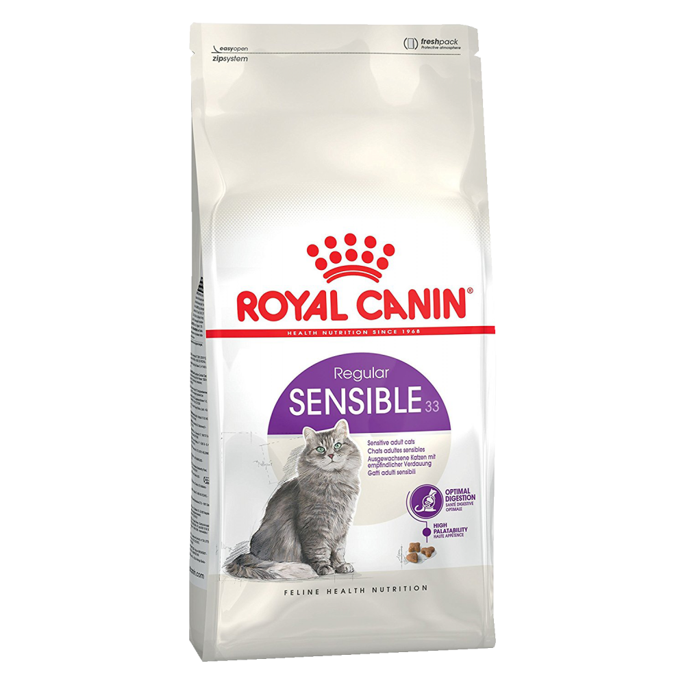 Royal Canin Sensible Сухой корм для кошек с чувствительным пищеварением, 400 г