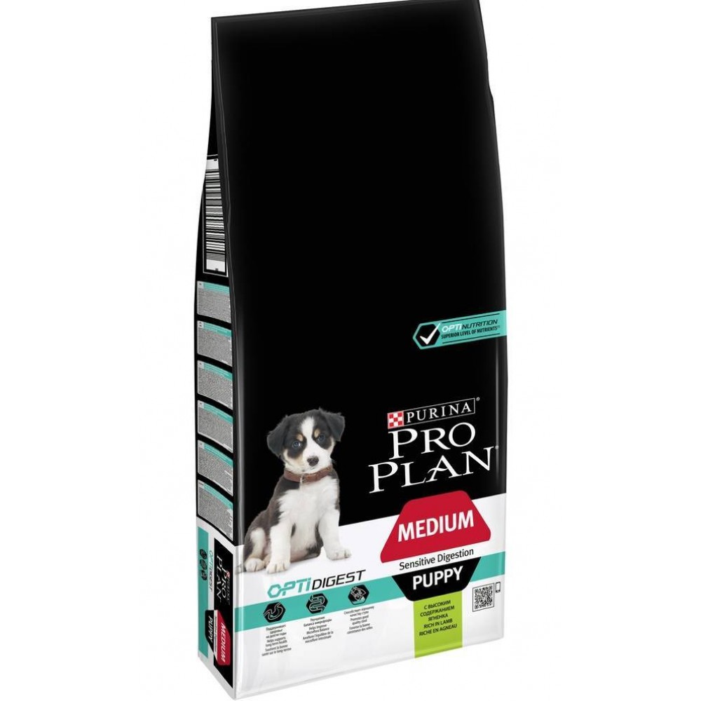 Purina Pro Plan Medium Puppy Сухой корм, для щенков собак средних пород, с ягненком (кг)