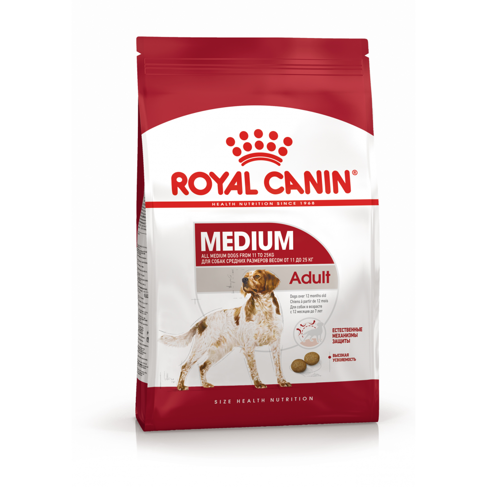 Royal Canin Medium Adult Сухой корм для взрослых собак средних пород (кг)