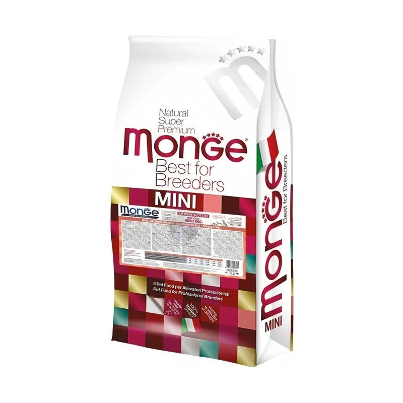 Monge Breeder Mini Adult Сухой корм для взрослых собак мини пород, с ягненком, рисом и картофелем, кг