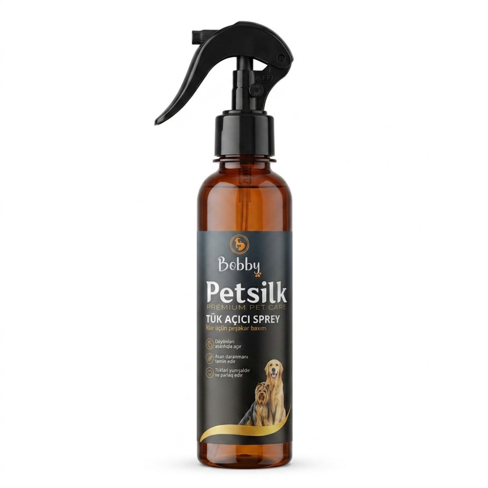 Bobby Petsilk it və pişik üçün dolaşıq tüklərə qarşı sprey, 200 ml