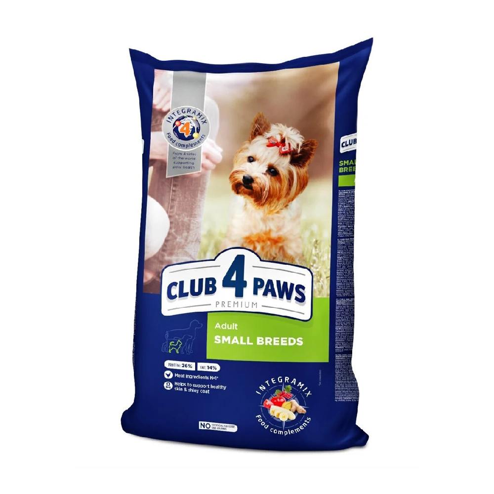 Club 4 Paws Adult Small Сухой корм для взрослых собак мелких пород, с курицей (кг)